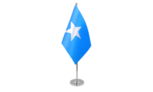 Somalia Satin Table Flag